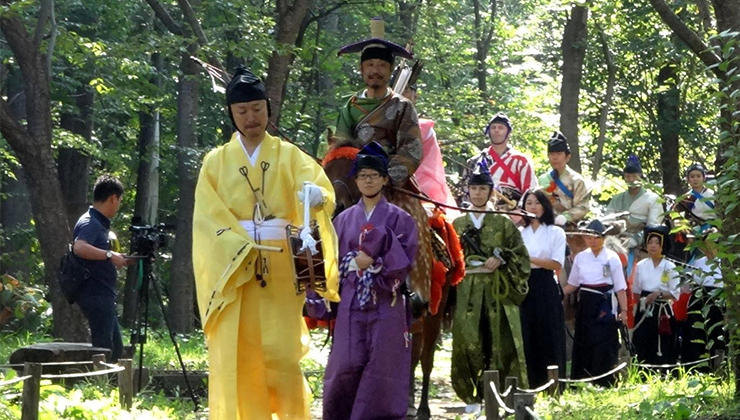 子育て前は、会社員をしながら流鏑馬に挑戦！